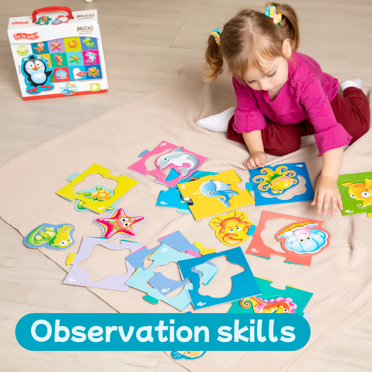 Montessori toys for observation skills